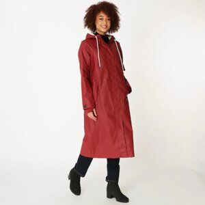Mernini Full Length Red Raincoat 3XL